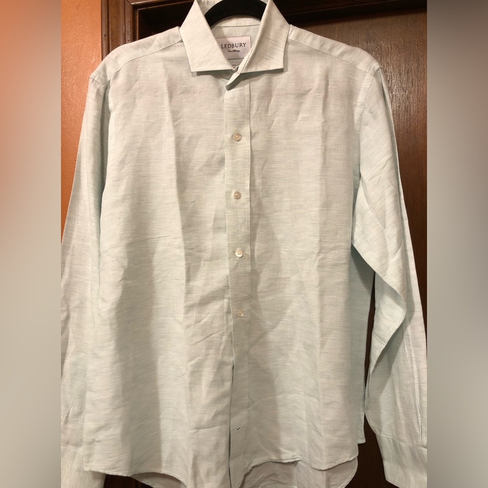 LEDBURY FINE SHIRTING / Green